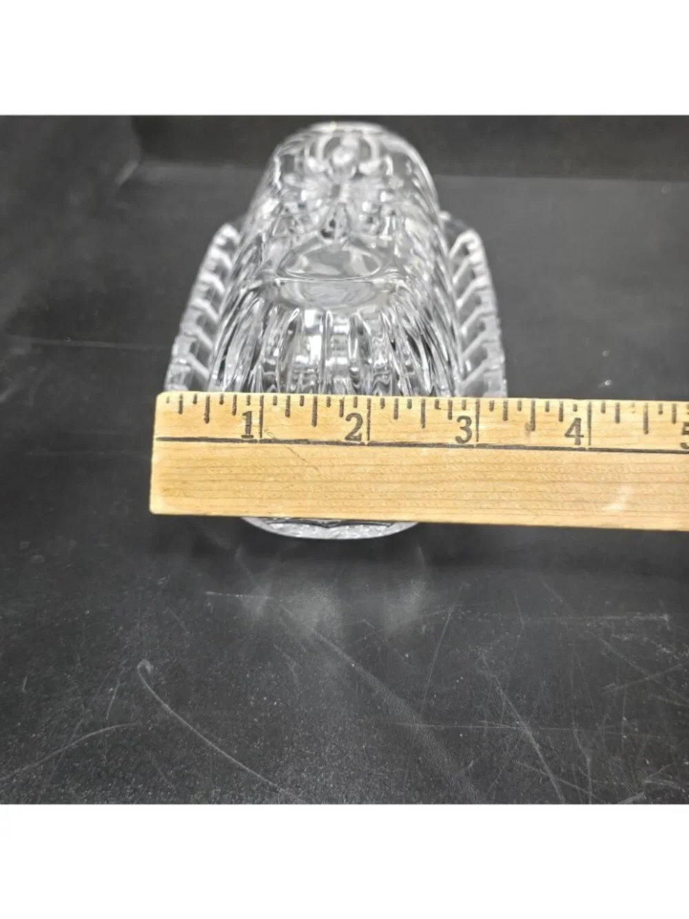 Marquis by Waterford Sheridan Clear Crystal Covered Butter Dish 7.5